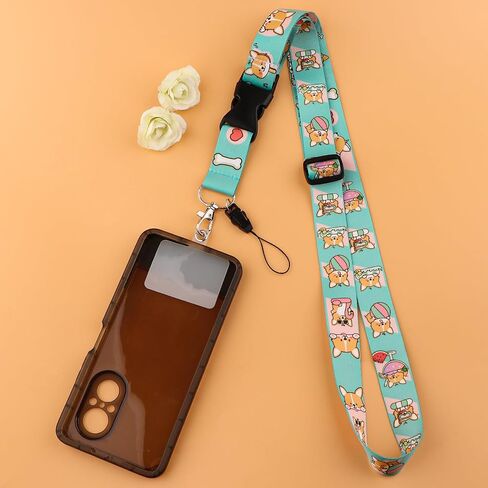 JUDODUCK Black Marble Lanyard with Phone Pad Cool Lanyard for Men Women Neck Shoulder Straps Adjustable Lanyard Crossbody for ID Badges Keys in Saudi Arabia