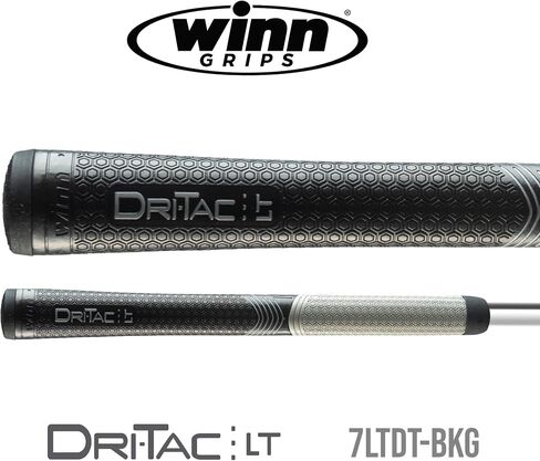 WINN DRI-TAC LT OVERSIZE Golf Grip - Non-Slip Comfort, Moisture-Wicking, Shock Absorption, AVS Technology, Hand Alignment & Arthritis Relief, Better Control with Lighter Grip Pressure, Ideal for Hand Injuries, Less Tapered Profile for Easier Gripping in Saudi Arabia