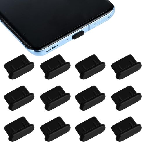 سدادات حماية من الغبار بمنفذ USB C، 6 قطع من أغطية الغبار السيليكون من النوع C، أغطية حماية لمنفذ الهاتف من النوع C، حافظة حماية من السيليكون ضد الغبار، متوافقة مع هواتف الكمبيوتر المحمول الذكية (أ) in Saudi Arabia