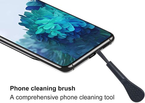 مجموعة سدادات الغبار 4 في 1 USB C من النوع C، قابس منفذ شحن معدني مضاد للغبار لهاتف Samsung Galaxy S23 S22 S21 S20 S10 S9 S8 A53 A13 A12 Note 20 Note 10، غطاء مقاوم للغبار مع فرشاة تنظيف وصندوق تخزين in Saudi Arabia