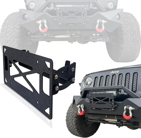 حامل لوحة الترخيص الأمامي XOOKUN Flip-Up Hawse Winch Fairlead in Kuwait