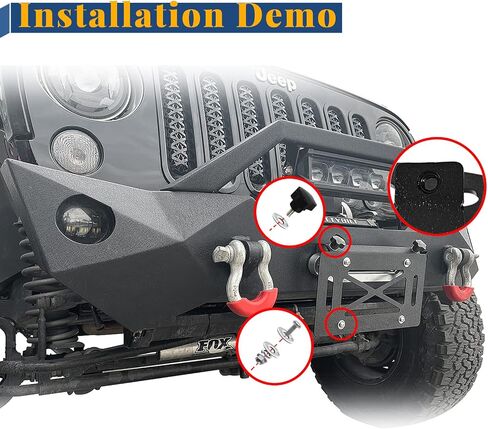 حامل لوحة الترخيص الأمامي XOOKUN Flip-Up Hawse Winch Fairlead in Kuwait