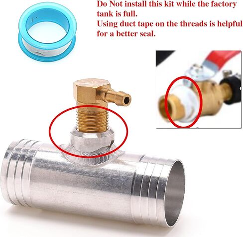 1 1/2" Diesel Installation Kit, Diesel Auxiliary Tank Install Kit Compatible with Gravity Fueled Auxiliary Fuel Tank, Only for Diesel (11025) in Saudi Arabia