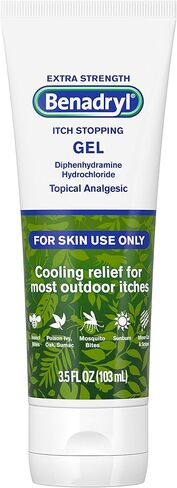 Benadryl Extra Strength Itch Stopping Gel 3.5 oz (Pack of 2) in Kuwait