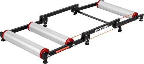 ROCKBROS Bike Rollers Adjustable Bike Trainer Stand Foldable Indoor Cycling Bicycle Roller with Resistance for MTB Road Bike Exercise in Saudi Arabia