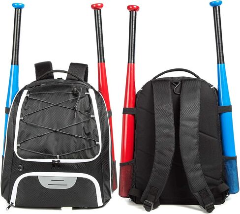 AIRTTUZ Baseball Bag - Baseball Backpack for Youth and Adults, Softball Bat Bag with Shoe Compartment and Fence Hook Hold Bat,Helmet,Glove and Shoes. in Saudi Arabia