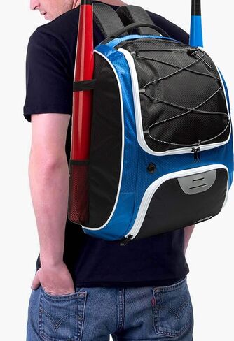AIRTTUZ Baseball Bag - Baseball Backpack for Youth and Adults, Softball Bat Bag with Shoe Compartment and Fence Hook Hold Bat,Helmet,Glove and Shoes. in Kuwait