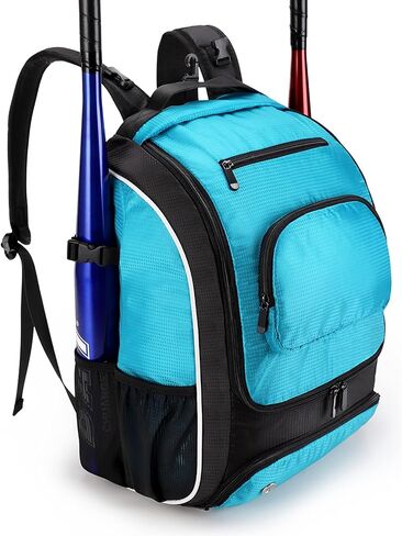 oscaurt Softball Baseball Bag - Baseball Bat Backpack with Shoe Compartment, Baseball Tball Bag Bat Baseball Equipment Gear in Saudi Arabia