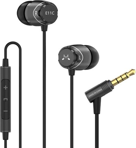 SoundMAGIC E11 Wired Earbuds, No Mic, Hi-Fi Stereo, 3.5mm Jack, Gunmetal in Kuwait