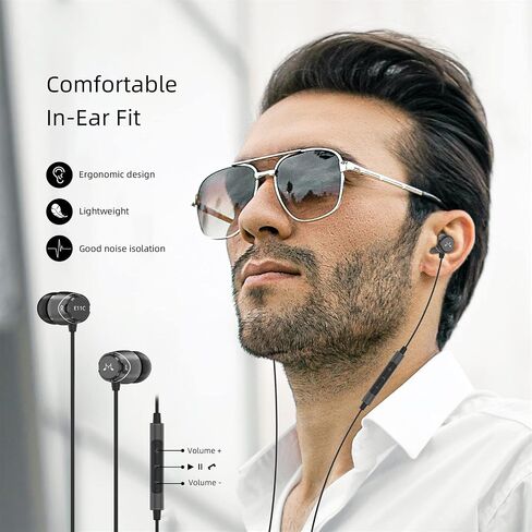 SoundMAGIC E11 Wired Earbuds, No Mic, Hi-Fi Stereo, 3.5mm Jack, Gunmetal in Kuwait