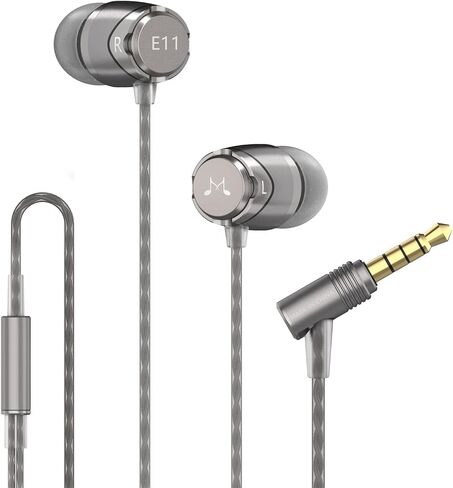 SoundMAGIC E11 Wired Earbuds, No Mic, Hi-Fi Stereo, 3.5mm Jack, Gunmetal in Kuwait