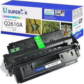 خرطوشة حبر بديلة سوداء عالية الإنتاجية متوافقة مع HP 10A Q2610A للاستخدام مع طابعة HP Laserjet 2300 2300d 2300dn 2300dtn 2300L 2300n (عبوة واحدة، أسود)