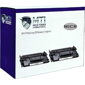 MTI 26A MICR Toner Compatible Replacement for HP 26A 26X | Laser Printer M402 M402dn M402n M402dw M426fdn M426fdw | CF226A CF226X Check Printing Ink Cartridge (Pack of 2)