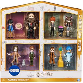 Wizarding World, Harry Potter WB 100th Set with 8 Figures and 5 Doll Accessories