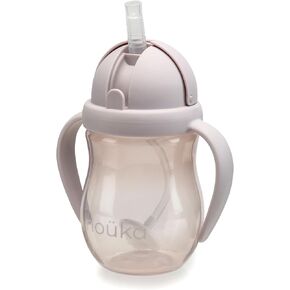 nouka Weighted Straw Cup with Click Top Lid | Leak Proof and Easy Grip | Wave