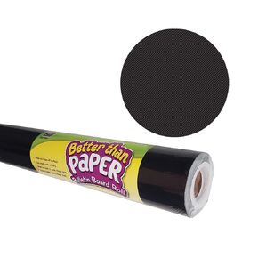 Teacher Created Resources Better Than Paper Bulletin Board Roll, 4' x 12', Black, 4 Rolls