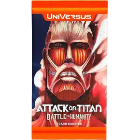 Attack on Titan: Battle for Humanity - Booster Pack- 11 Additional Game Card Pack, Randomly Assorted, Deck-Building Collectible Card Game
