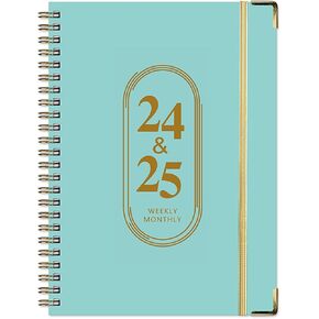 Planner 2024-2025 - Academic Planner from July 2024 - June 2025, 6.4" x 8.5" Planner with Tabs, Thick Paper, Back Pocket, Black