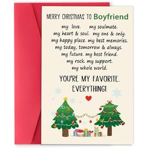 Merry Christmas Card from Dog,Funny Christmas Gifts for Dog Owner,Cute Dog Christmas Card for Her Him,Xmas Card Gift for Men Women Friends