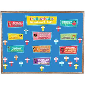 Write-On Beatitudes Bulletin Board Set, 5 Pieces