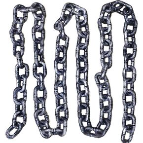 6 Feet Halloween Chains Plastic Chain Halloween Props for Halloween Party Decorations Cosplay Accessory