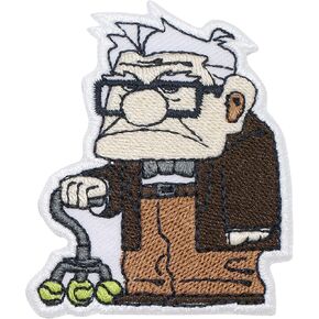 UP Cartoon Character Embroidered Iron On Patch DIY & Repair Jeans, Jacket, Bag Sew On Emblem
