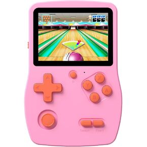 32 Bit Handheld Games for Kids,3.0'' IPS HD Screen and Built in 139 Video Games,Rechargeable Portable Electronic Gaming Player Toys for Ages 4-14,Boys Girls Xmas Birthday Gift (Blue)