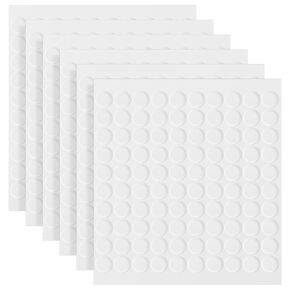 EXCEART Double-Sided Adhesive Dots 600pcs Gel Clear Removable Craft Glue Points Easily Removable Clear Acrylic Adhesive Dots