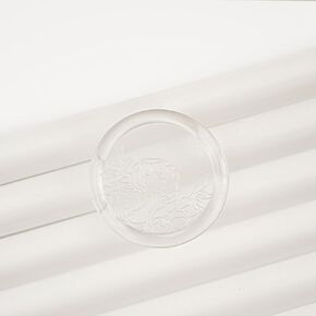 GLAX Cystal Clear Transparent Hot Glue Gun Sticks, for Pressed Floral Wax Seal, Wedding Invitations, Crafts, Not for bonding, 10 Pack