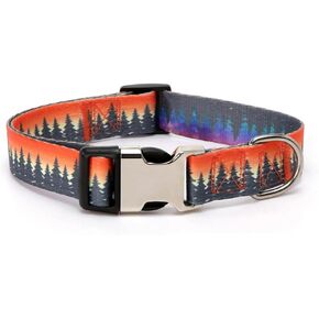 YSHOME&PET Dog Collar with Safety Locking Metal Buckle, Soft Durable Quick Release Dog Collars Adjustable for Small Medium Large Dogs and Kitten Cats