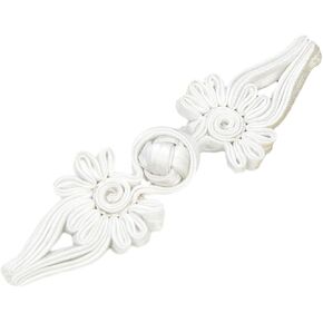 Chinese Closure Buttons Cheongsam Frog Buttons,Handmade Flower Sewing Fasteners Cheongsam Buttons for DIY Sewing