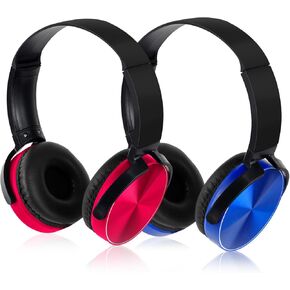 ZNXZXP Classroom Kids Headphones Bulk 2 Pack Class Set of Headphones for Students Children Toddler Boys Girls Teen and Adult (Black and White)
