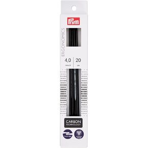 Prym Ergonomics 8" Double Point Knitting Needles, Carbon, 4.0mm, 5 Count