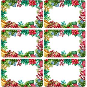 Lucleag 300PCS Christmas Name Tags Stickers for Gifts, Self Adhesive Christmas Gift Tags Stickers Christmas Name Sticker Name Label for Christmas Presents Wrap Holiday Decorations, 2x3 Inch