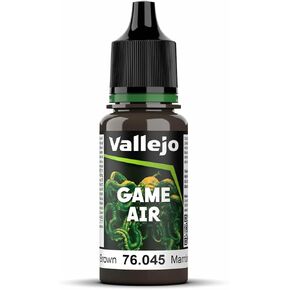 Vallejo AV AV Game Air 18ml - Charred Brown Model Paint, VAL76045