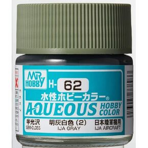 GSI Creos - H62 Gloss IJA Gray (10ml), Mr. Hobby Aqueous Color Paint