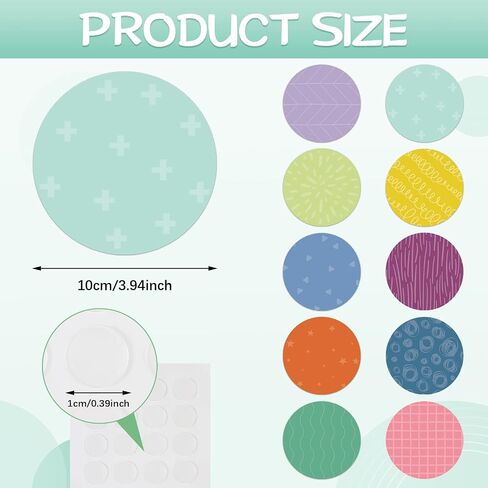 60 Pcs Circle Cutouts Boho Colorful Circles Accents 4 Inch Large Rainbow Circles Classroom Decorations Round Cutouts Boho Themed Class Jobs for Kids DIY Craft Bulletin Board Back to School Season in Saudi Arabia
