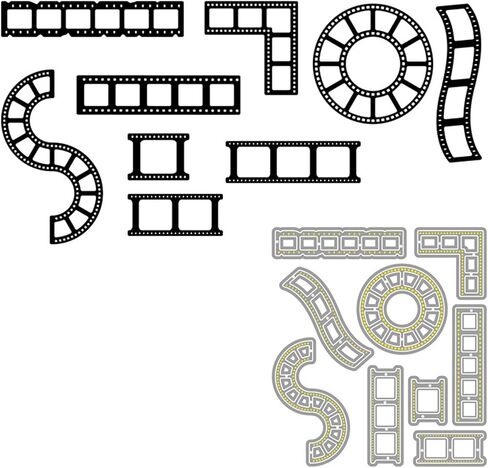 Cutting Dies Metal Stencils Scrapbooking Tools DIY Embossing Template for Paper Card Making Album Arts Crafts Supplies (Kitchenware-12.3x8.2cm) in Kuwait