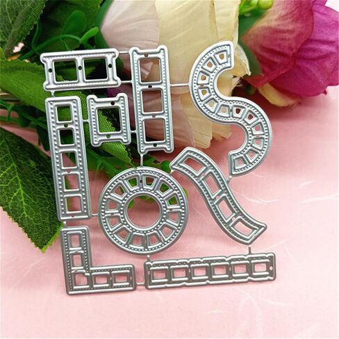 Cutting Dies Metal Stencils Scrapbooking Tools DIY Embossing Template for Paper Card Making Album Arts Crafts Supplies (Kitchenware-12.3x8.2cm) in Kuwait
