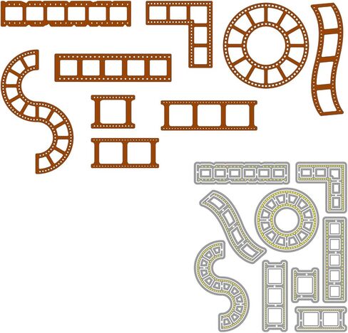Cutting Dies Metal Stencils Scrapbooking Tools DIY Embossing Template for Paper Card Making Album Arts Crafts Supplies (Kitchenware-12.3x8.2cm) in Kuwait