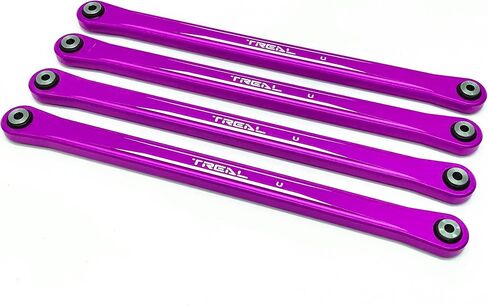 Treal Aluminum 7075 Upper Link Bars (4) pcs Set for Losi LMT (Blue) in Saudi Arabia