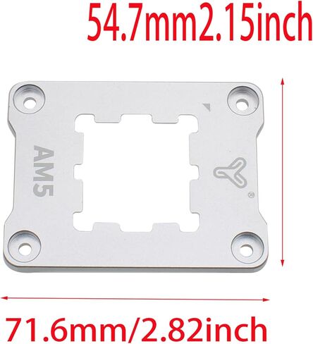 FDXGYH 1 Pcs AM5 CPU Fix Holder Aluminum Alloy Anti-Bending Contact Frame with Screw Screwdriver for AM5 Motherboard Slot, X670, B650 Series Chipset in Kuwait