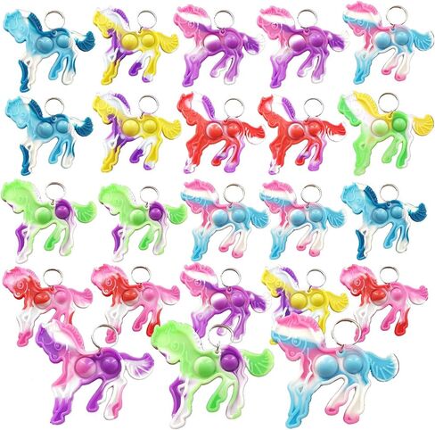 20 Packs Small Horse Mini Pop Fidget, Autism Sensory Birthday Birthday Party Favors Gifts for School Classroom, Adult and Kids in Saudi Arabia
