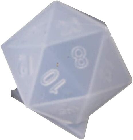 Mold Dice, Fillet Shape Resin Molds, Digital Game Crafts Epoxy Resin Casting Molds for DIY Crafts Keychains Jewelry Making Resin Casting Molds in Saudi Arabia