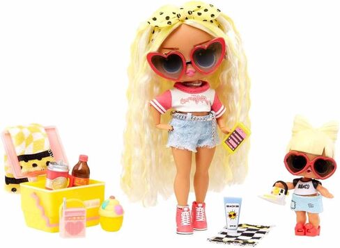 L.O.L. Surprise! Tweens Babysitting Beach Party with 20 Surprises Including Color Change Features and 2 Dolls – Great Gift for Kids Ages 4+, Multicolor in Saudi Arabia