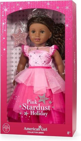 American Girl 2024 Pink Stardust Holiday Collector Doll with Swarovski Crystals – Brunette in Saudi Arabia