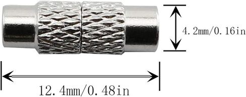 20pcs 12.5mm Copper Screw Twist Clasp DIY Decoration Accessories for DIY Jewelry Bracelet Necklace Making in Saudi Arabia