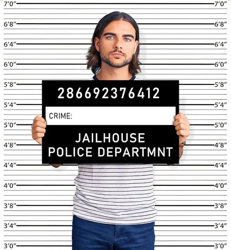 HFTZZ 31 قطعة من مجموعات تزيين مسرح الجريمة للهالوين، لوازم ألعاب حفلات العشاء الغامضة تتضمن صورة ظلية للجسم وشريط مسرح الجريمة وعلامات أدلة وملصق دموي ودعائم كشك الصور in Kuwait