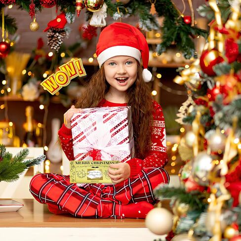 مجموعة واحدة من بطاقات عيد الميلاد مع مظروف، كشف هدية مفاجئة لبطاقة خدش عيد الميلاد، بطاقة سنة جديدة سعيدة مقاس 7.8 × 3.5 بوصة، تذكرة خضراء لكتابة بطاقة خاصة بك لصديقتك، أو زوجتك، أو عائلتك، أو صديقك، أو طفلك in Kuwait