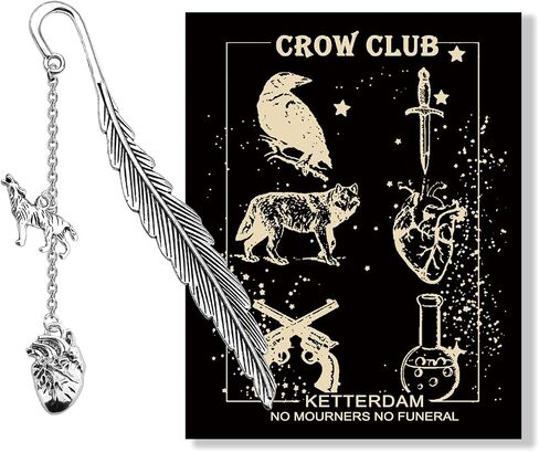 MAOFAED Katterdam Crow هدية المرجعية الأدبية للقارئ Bookish البضائع القراءة هدية هدية القراءة (ستة الغربان المرجعية) in Kuwait